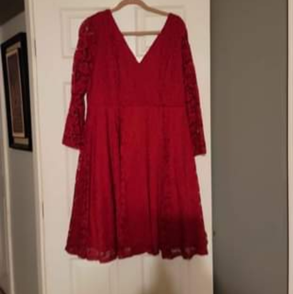 Red dress